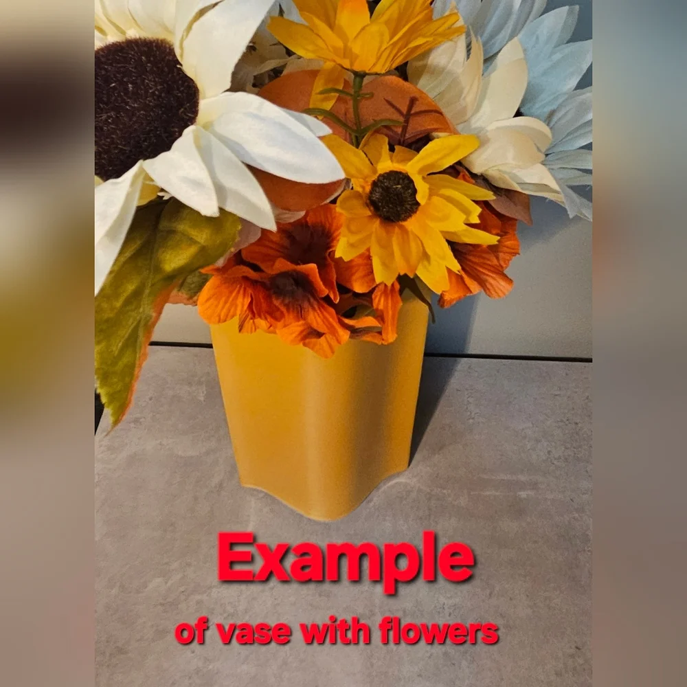 Vintage Mikasa La Ronde Moselle Amber Yellow Almond Eye Shape Mid-Century Vase